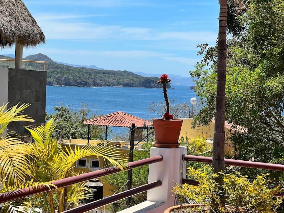 Chacala Corales Para 7 Con Aire Acondicionado Con Alberca Y Playa A 50 Mts Esterno foto